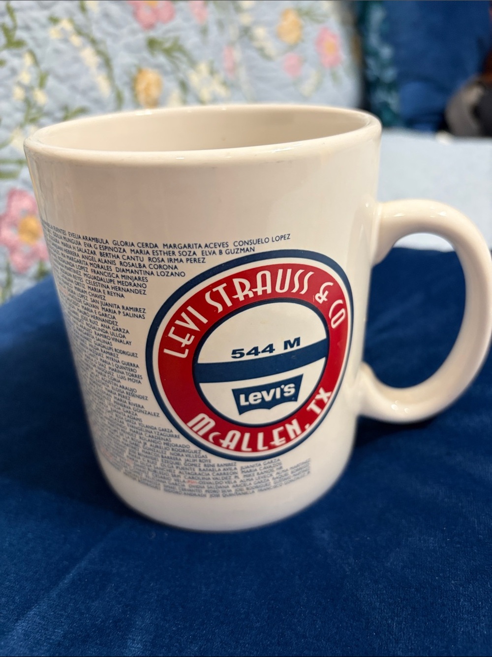 Levi's Strauss & Co McAllen, TX Mug 544 M LEVI’S
NWOBOX Names of Employees